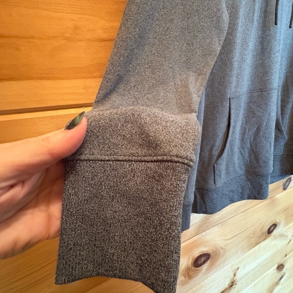 J Jill Cow Neck pullover size XS poly/spandex.  Grey - Picture 6 of 12